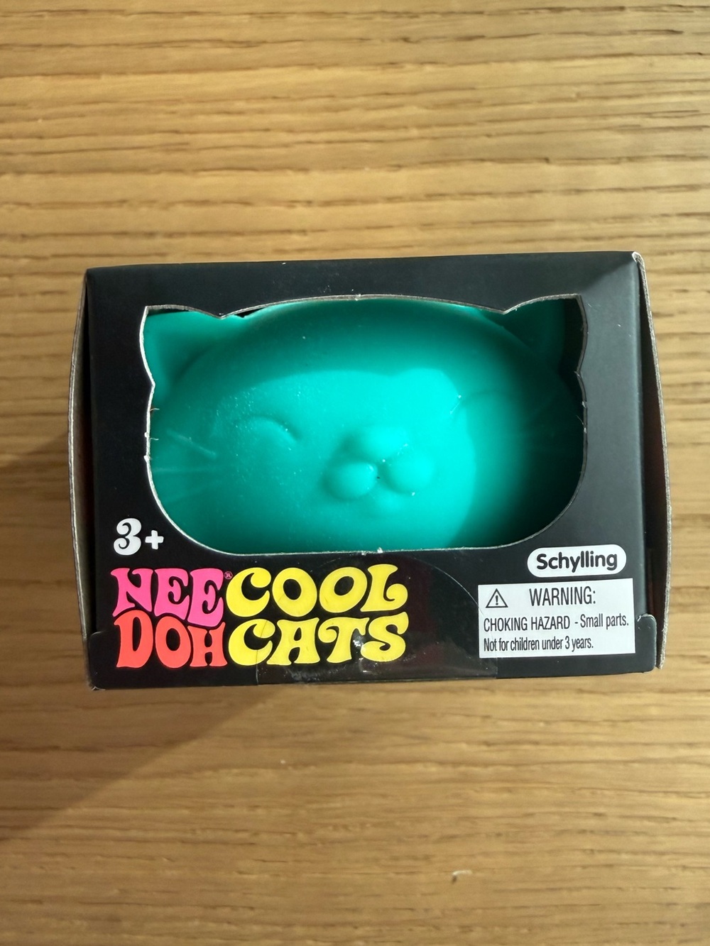 Schylling NeeDoh Cool Cat- TEAL 🐱💚🩵